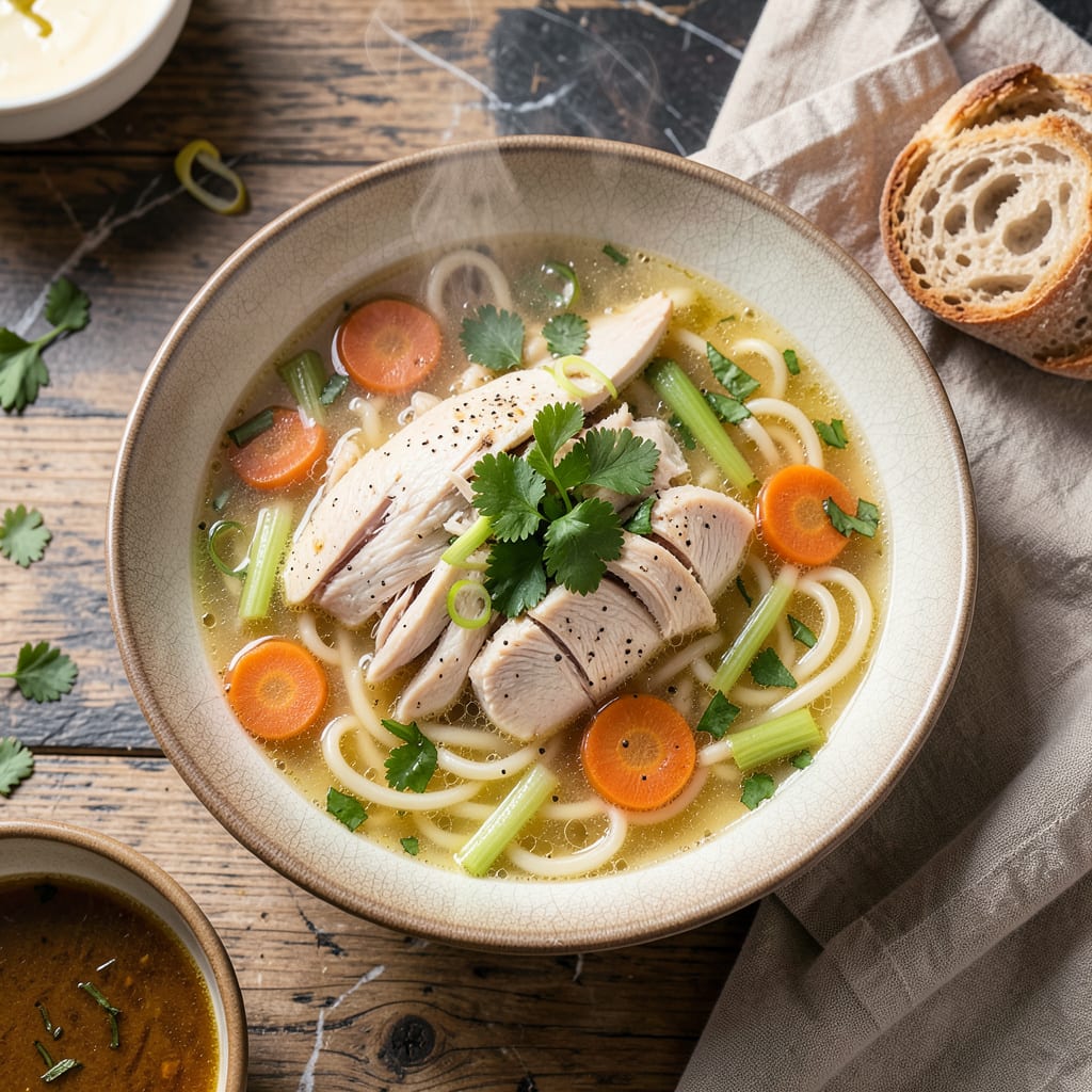 Can I Make Chicken Soup With Frozen Chicken: Safe Thawing and Cooking Steps illustration with key details