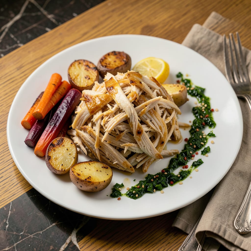 Can You Make Shredded Chicken in the Oven: Easy Method for Perfect Results example with annotations