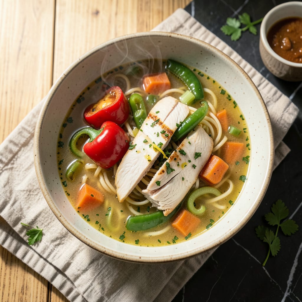 Can You Put Bell Peppers in Chicken Soup: Flavor Impact and Best Cooking Tips example with annotations
