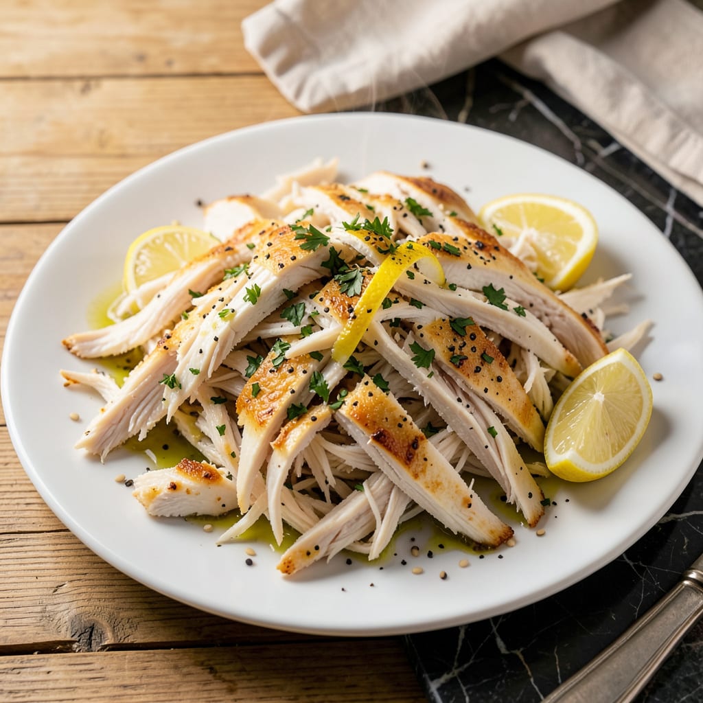 can you shred baked chicken illustration with key details