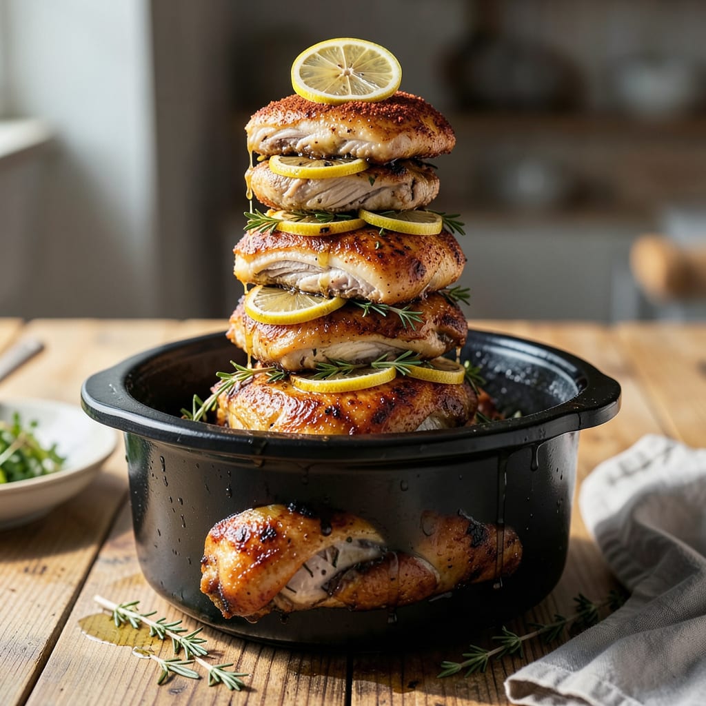 Comprehensive can you stack chicken in a crock pot visual reference