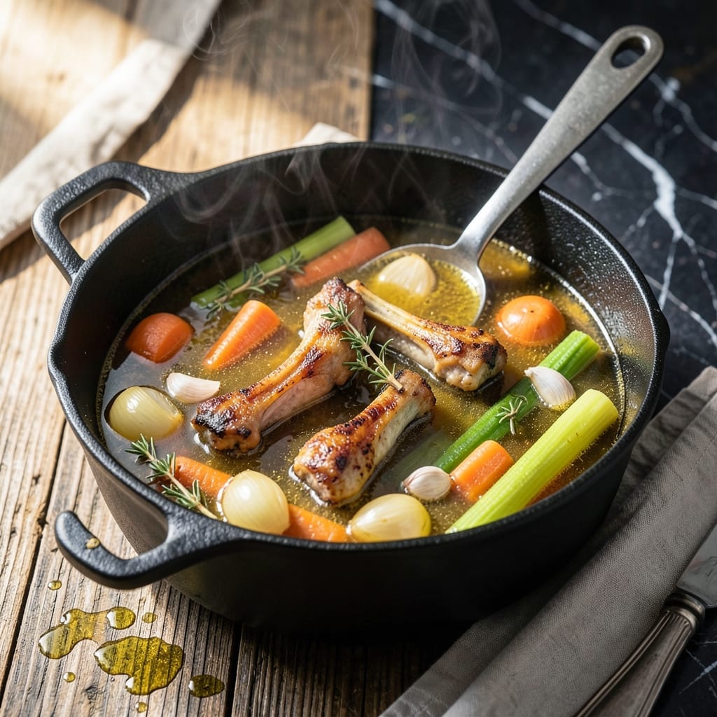 Chicken Bone Stock Recipe: Rich and Nourishing Simmered Base