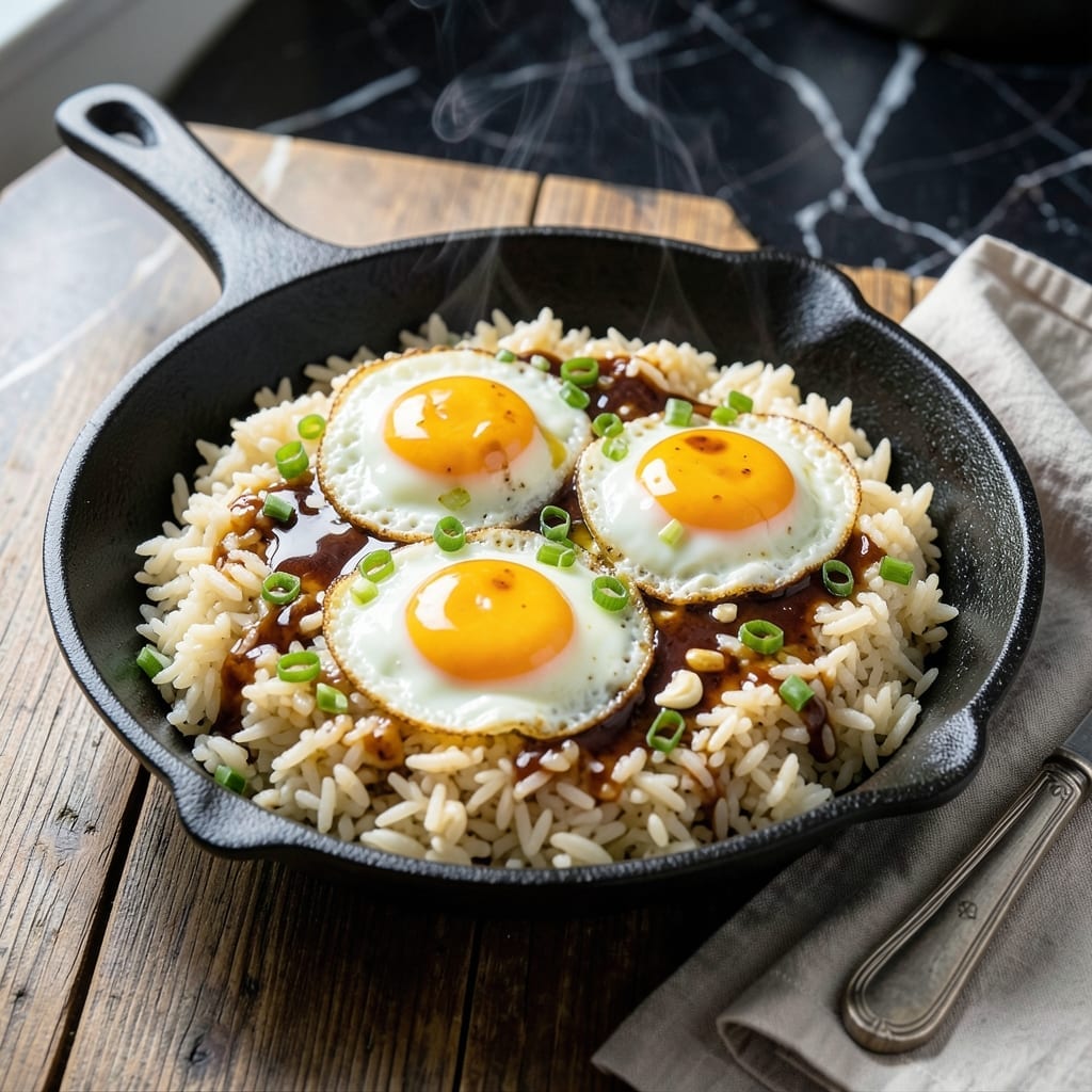 Breakfast Rice Recipe: Savory Morning Fuel with Fried Egg Topping Breakfast Rice Recipe: Savory Morning Fuel with Fried Egg Topping
