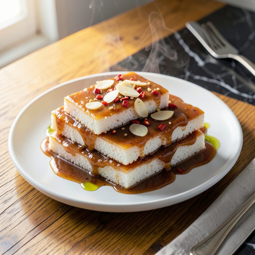 Rice Cake Sliced Type Recipe: Korean Tteokbokki Spice With Chewy Bites