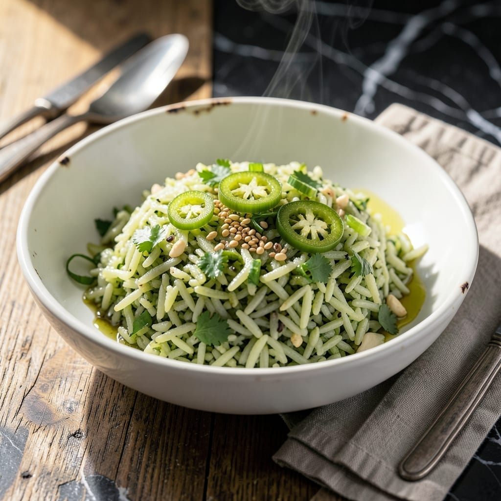 Green Coriander Rice Recipe: Fragrant Herb-Infused Side Dish Green Coriander Rice Recipe: Fragrant Herb-Infused Side Dish