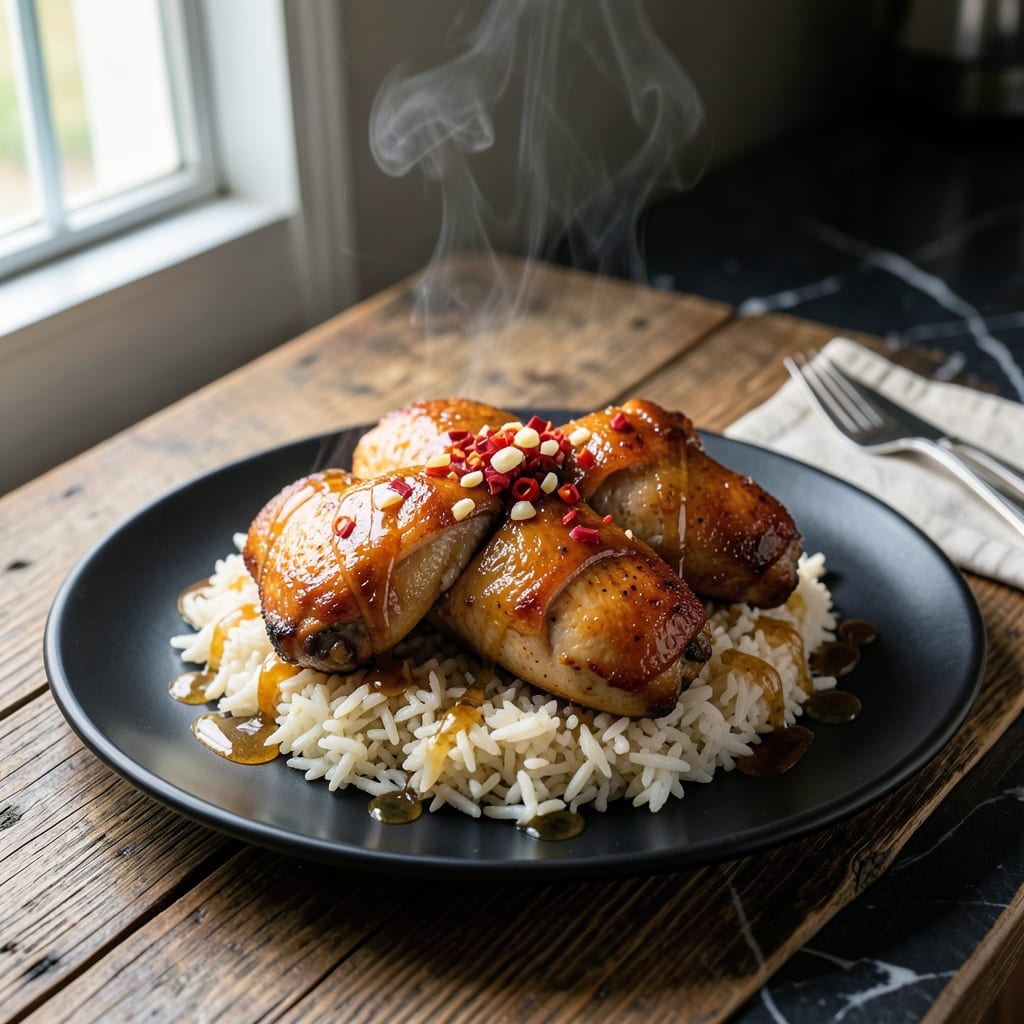 Hot Honey Chicken and Rice Recipe: Sweet Heat Over Fluffy Grains Hot Honey Chicken and Rice Recipe: Sweet Heat Over Fluffy Grains