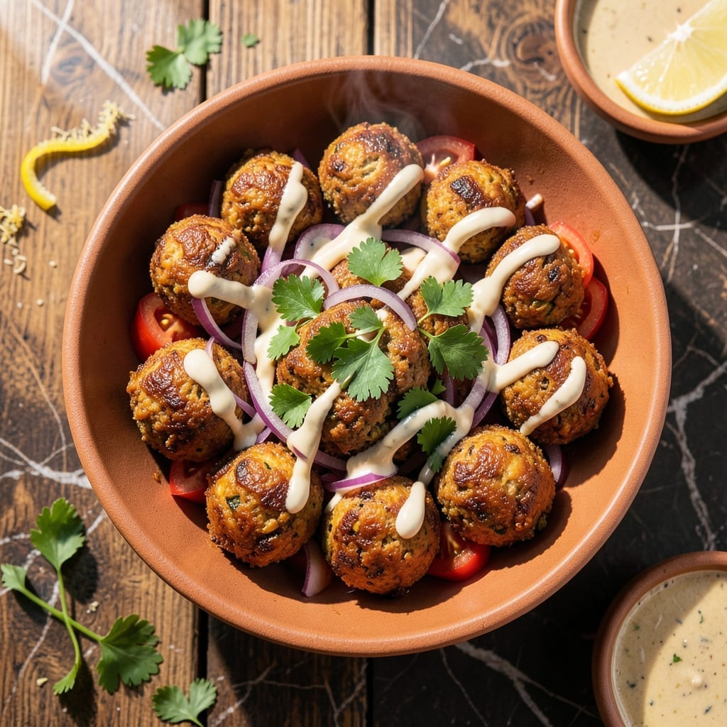 Chicken Falafel Recipe: Crispy Herb-Infused Bites With Middle Eastern Flair Chicken Falafel Recipe: Crispy Herb-Infused Bites With Middle Eastern Flair