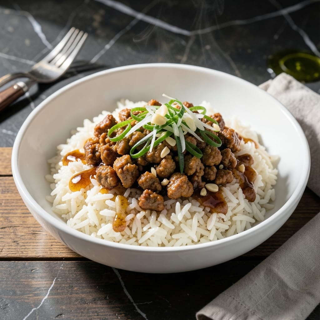 Minced Chicken Rice Recipe: Wok-Seared Harmony With Herbal Aroma