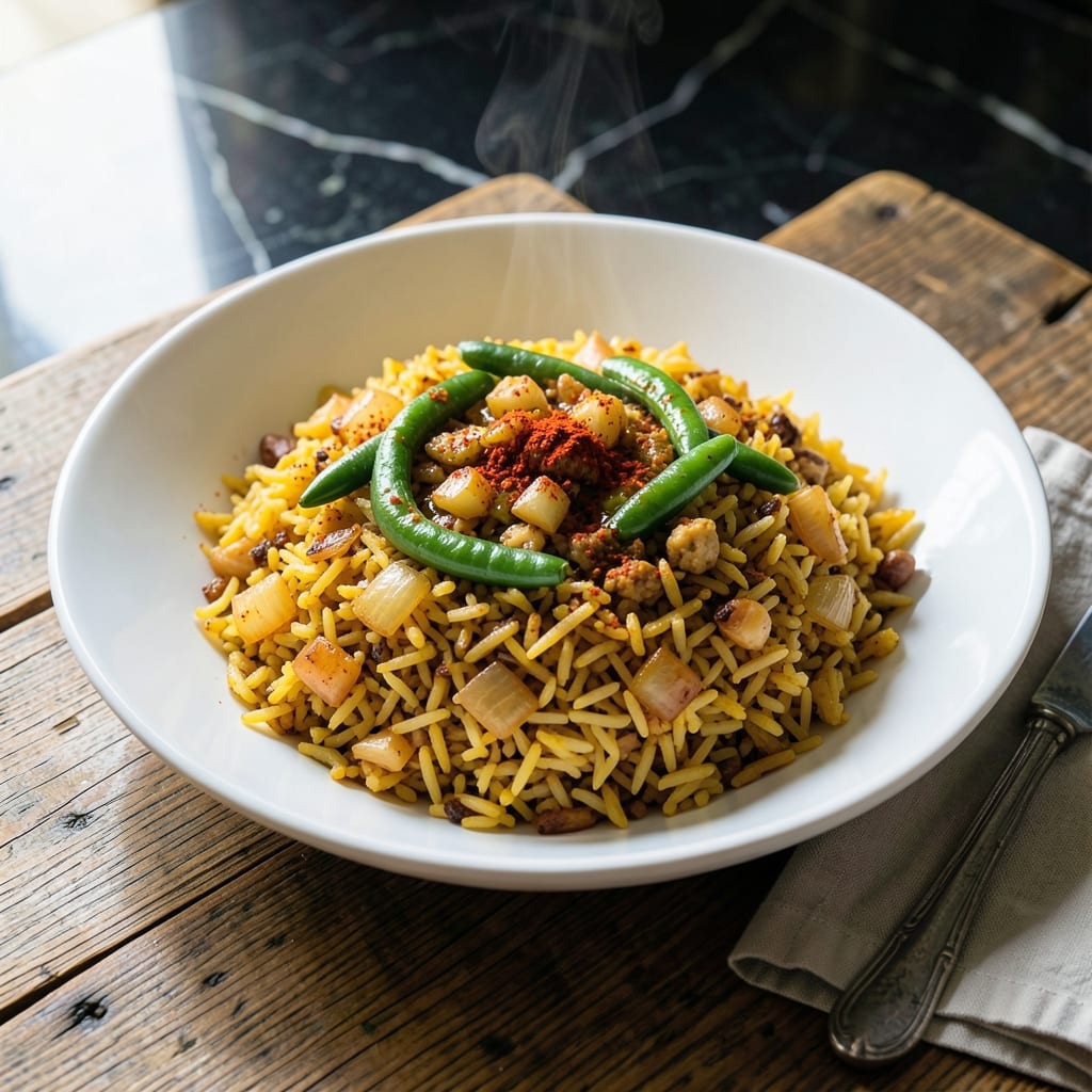 Fried Rice Masala Recipe: Spiced One-Pan Indian Comfort Fried Rice Masala Recipe: Spiced One-Pan Indian Comfort