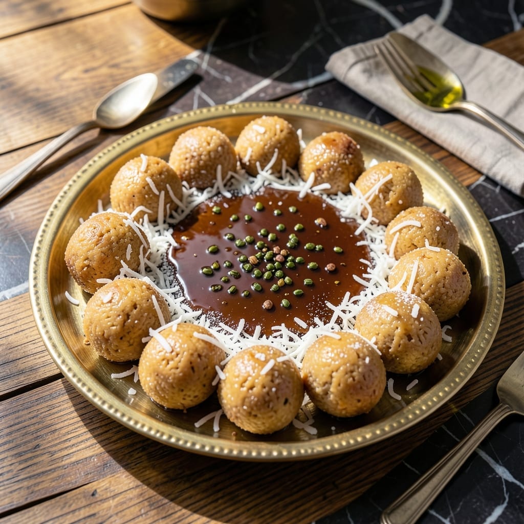 Indian Sweet Rice Balls Recipe: Coconut-Coated Festive Delights Indian Sweet Rice Balls Recipe: Coconut-Coated Festive Delights