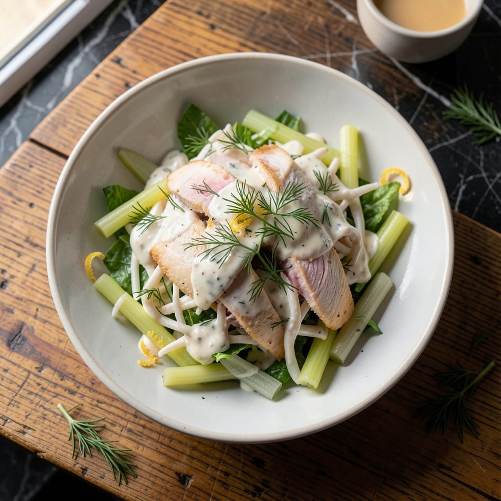 Gourmet Chicken Salad Recipe: Elevated Crunch With Herbed Creaminess Gourmet Chicken Salad Recipe: Elevated Crunch With Herbed Creaminess
