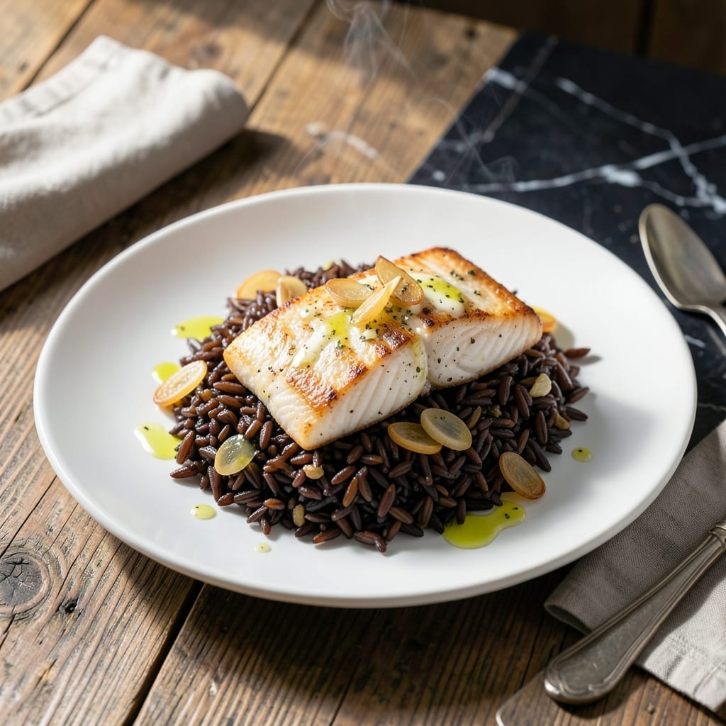 Fish and Wild Rice Recipe: Flaky Fish With Earthy Nutty Grains