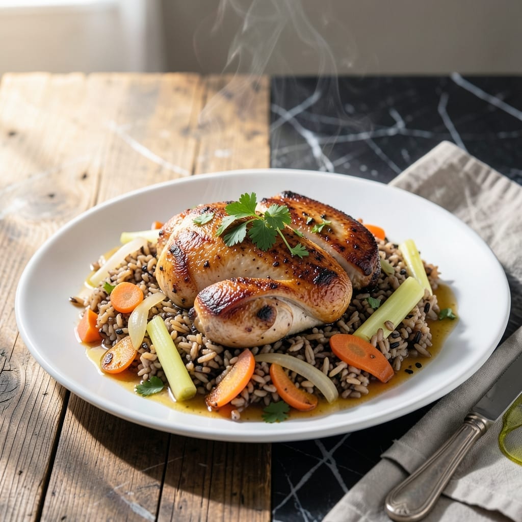 Chicken and Wild Rice Instant Pot Recipe: Pressure-Cooked Savory Harmony