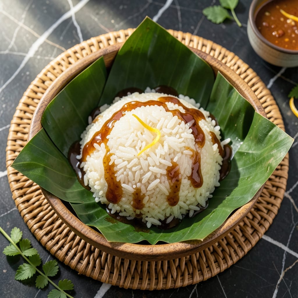 Glutinous Rice Recipe Filipino Style: Sticky Sweetness in Banana Leaf Wraps Glutinous Rice Recipe Filipino Style: Sticky Sweetness in Banana Leaf Wraps