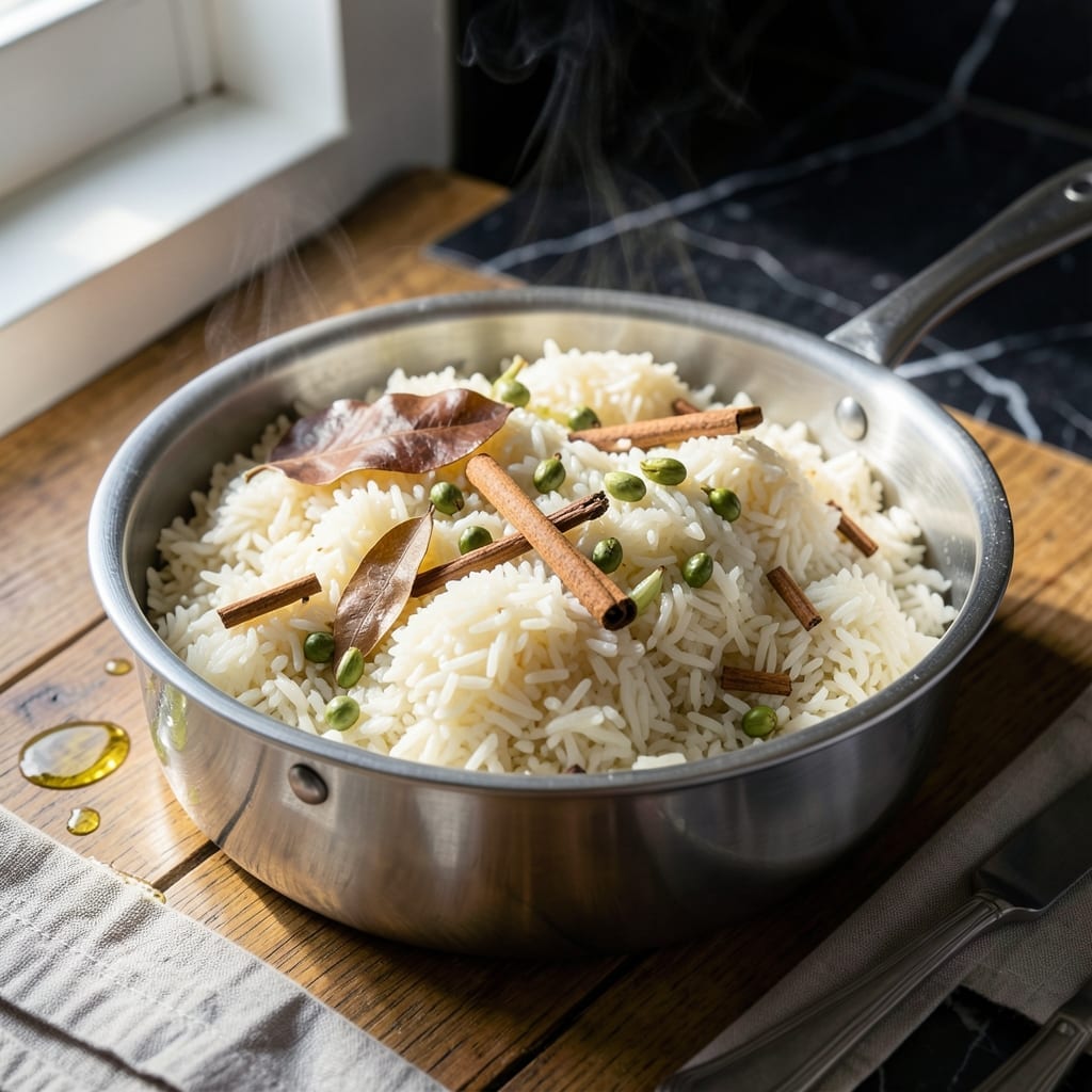 Fluffy Basmati Rice Recipe: Light and Separate Every Grain Fluffy Basmati Rice Recipe: Light and Separate Every Grain