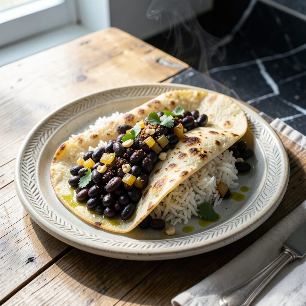 Bean and Rice Burrito Recipe: Hearty Spiced Fillings in a Warm Tortilla Bean and Rice Burrito Recipe: Hearty Spiced Fillings in a Warm Tortilla