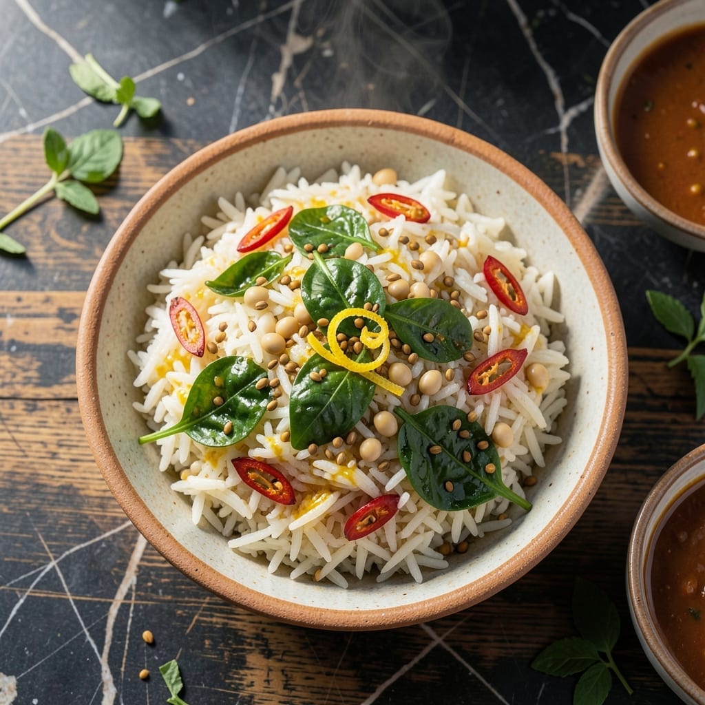 Keerai Rice Recipe: South Indian Greens and Spice Infusion