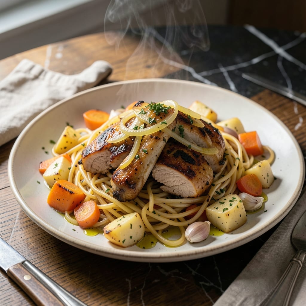 Chicken Salas Recipe: Filipino-Style Noodle Soup with Rich Broth Chicken Salas Recipe: Filipino-Style Noodle Soup with Rich Broth