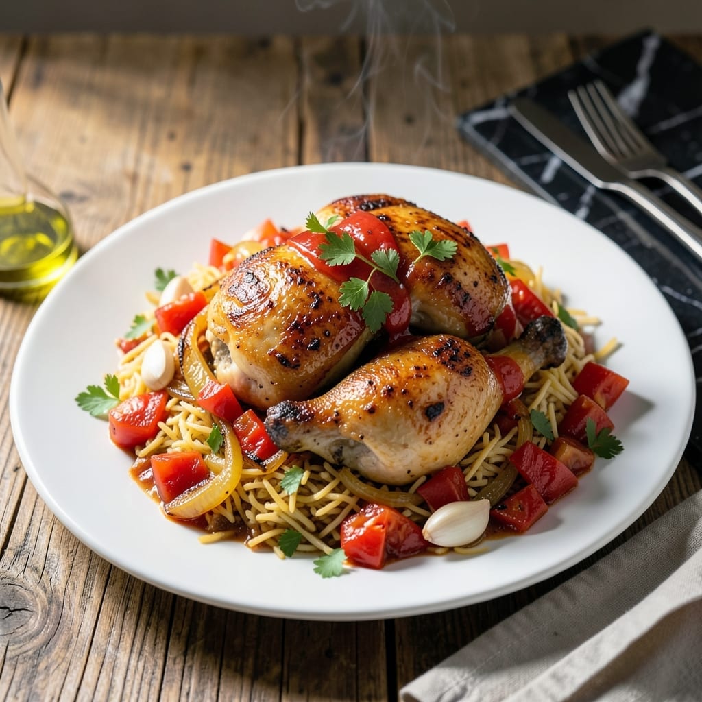 Chicken Cacciatore Recipe With Rice: Rustic Italian Skillet Meal