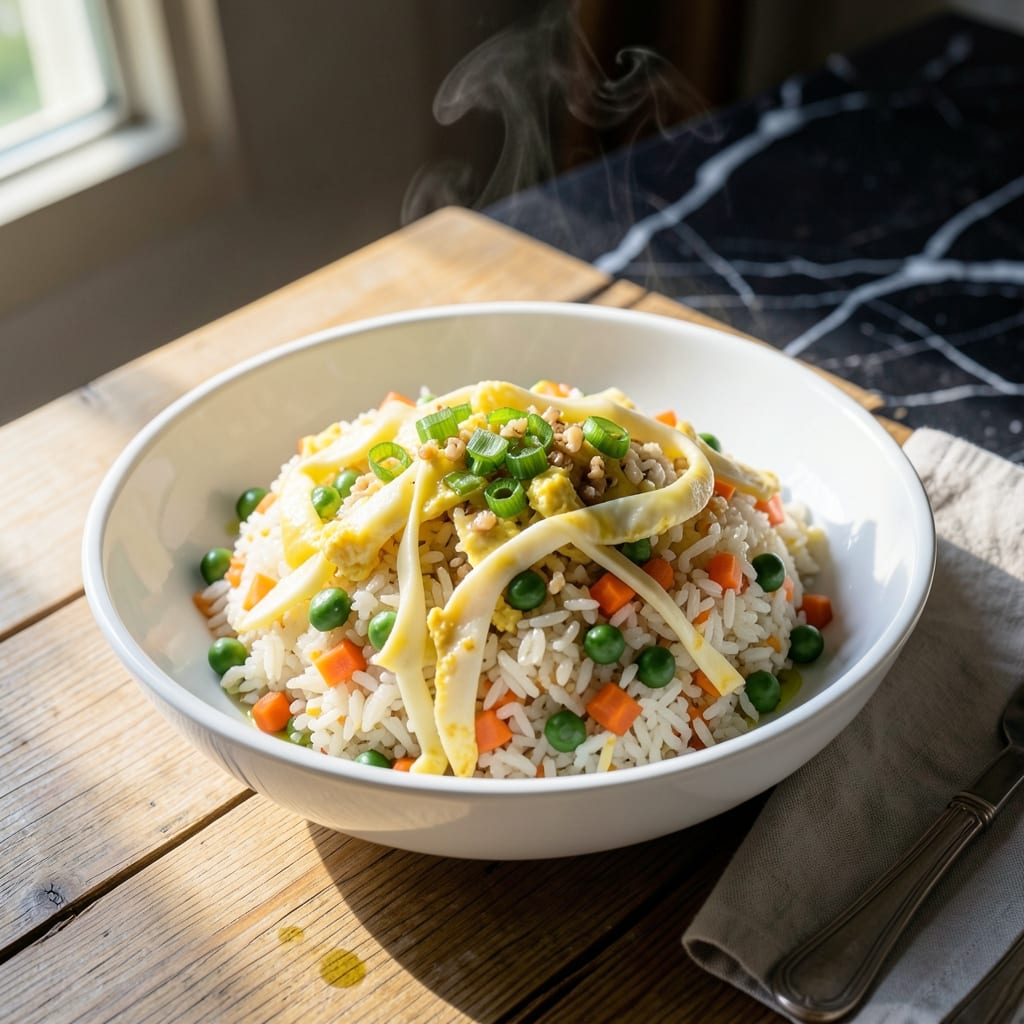Fried Rice Recipe: Wok-Seared Savory Bites With Egg and Veggies Fried Rice Recipe: Wok-Seared Savory Bites With Egg and Veggies