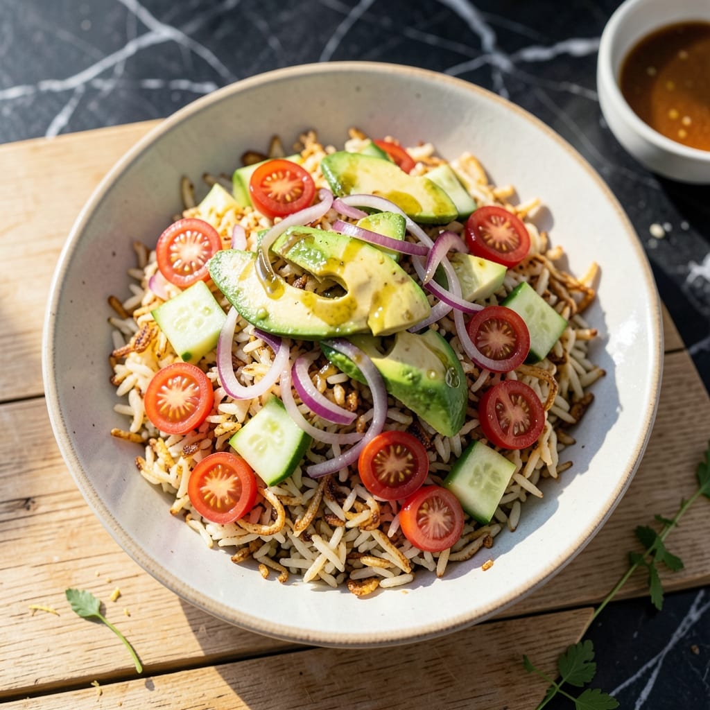 Crispy Rice Salad TikTok Recipe: Viral Crunch in Every Bite