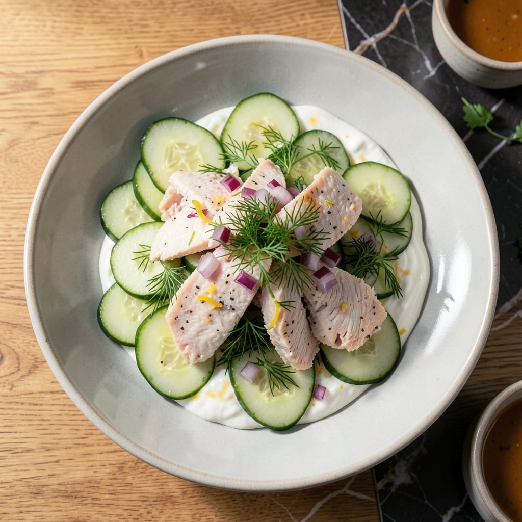 Cucumber and Chicken Salad Recipe: Light and Refreshing Protein-Packed Meal