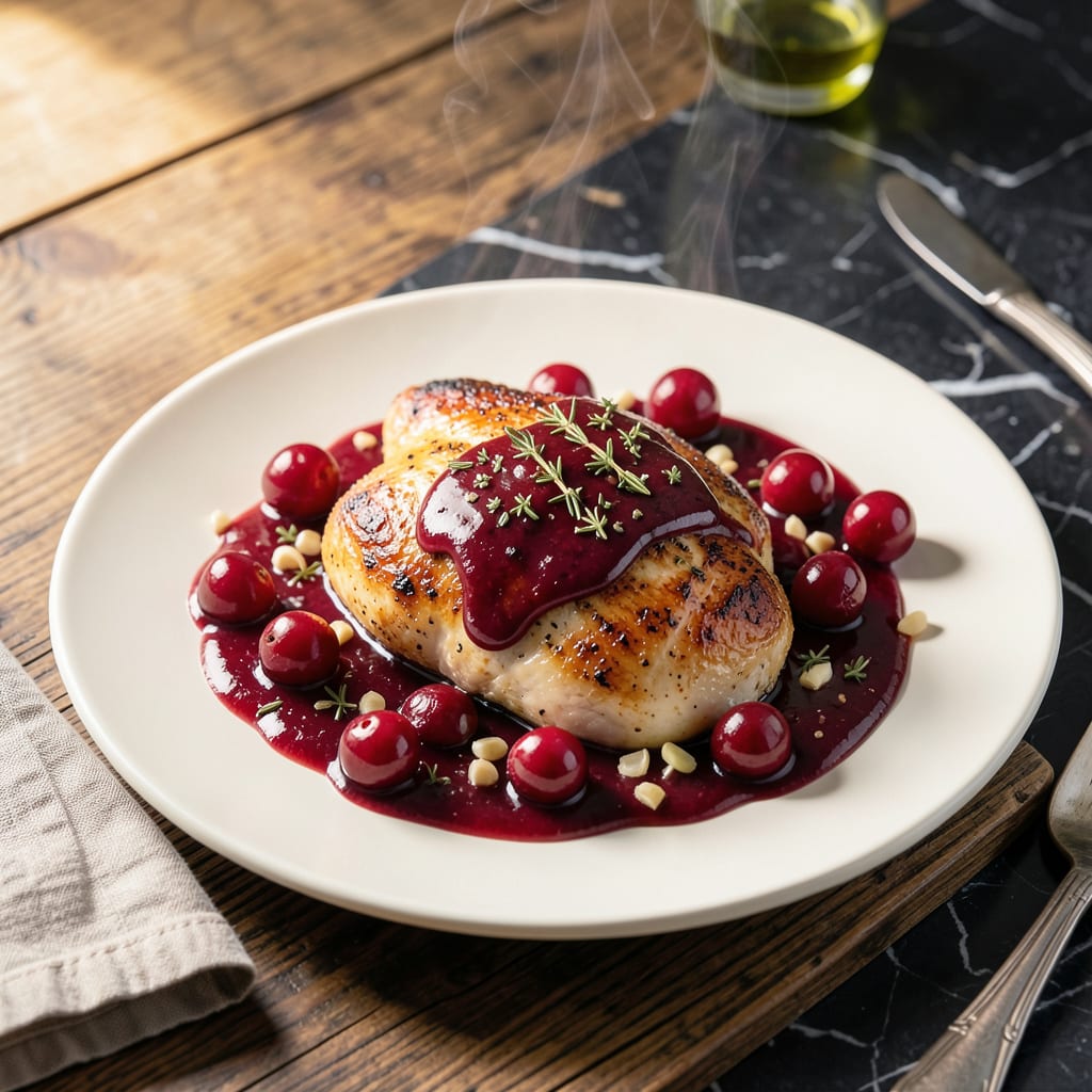 Cherry Sauce Recipe for Chicken: Sweet-Tart Glaze With Herbal Depth