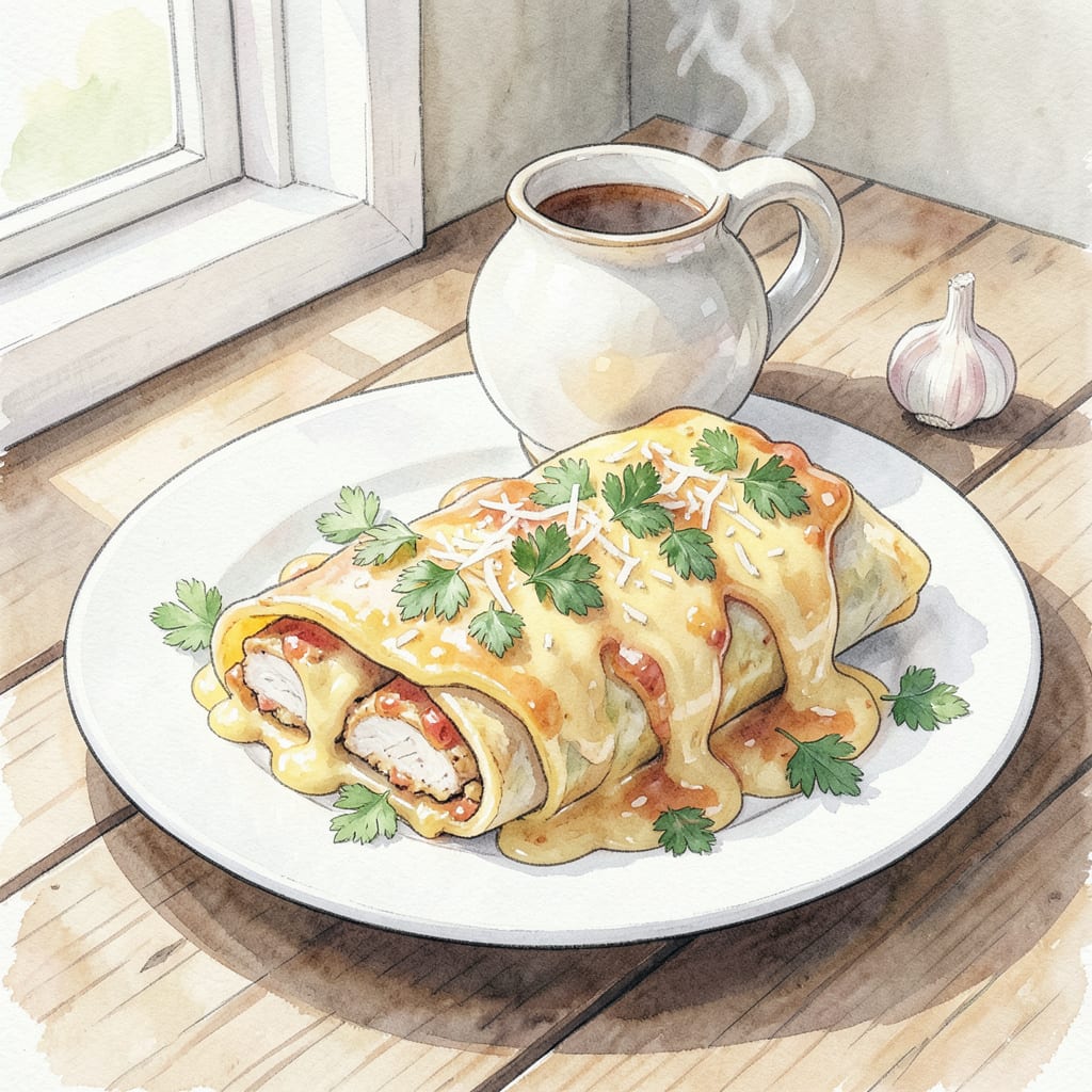 Chicken Alfredo Egg Rolls Recipe: Crispy Fusion Delight
