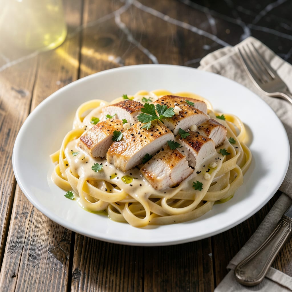 chicken alfredo recipe with classico sauce detailed visual guide