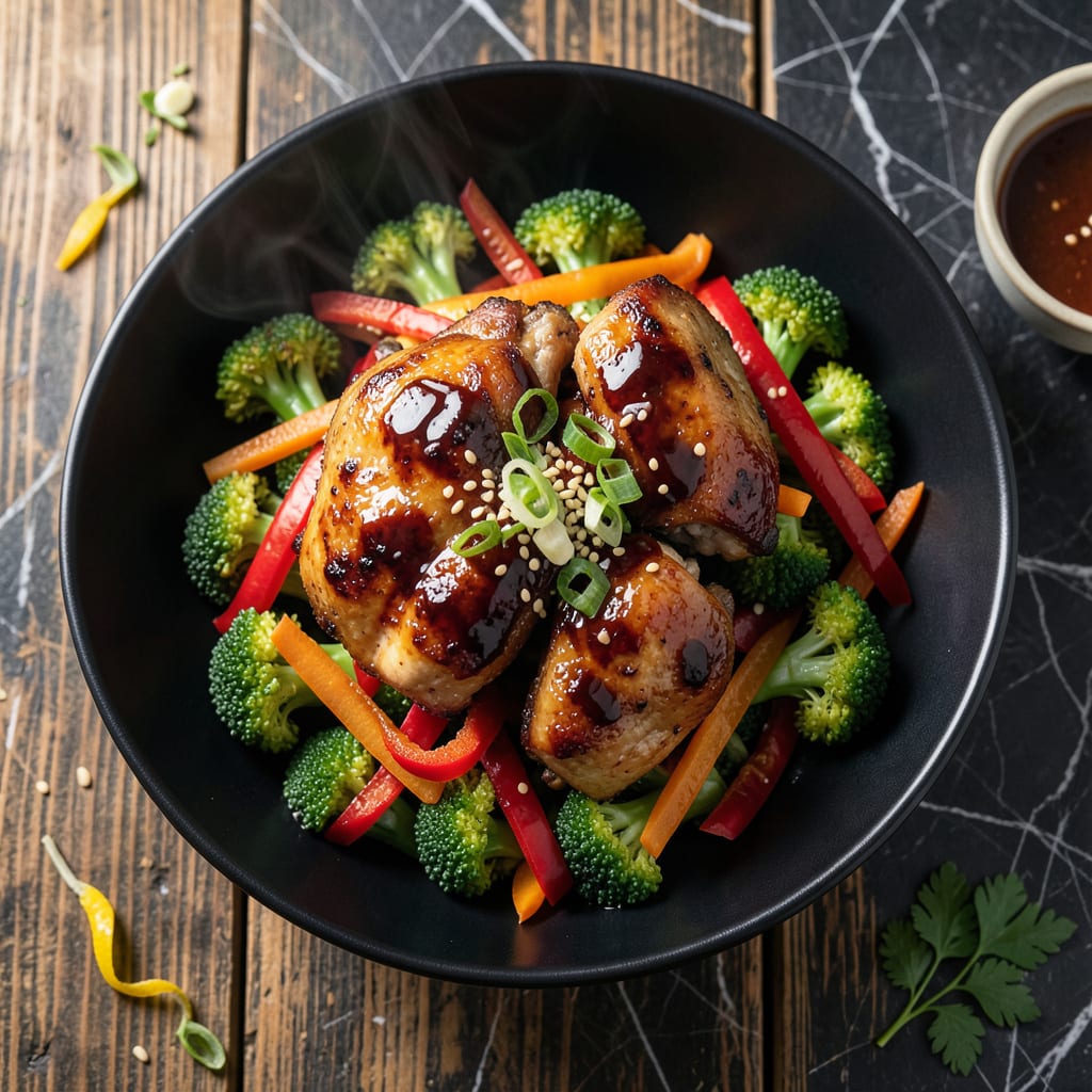 Complete Chicken And Vegetables With Oyster Sauce Recipe: Stir Fry Simplicity With Umami Depth overview image