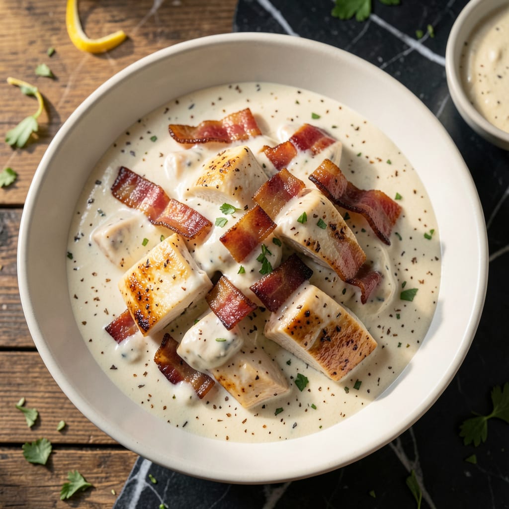 Chicken Bacon Ranch Sauce Recipe: Creamy Tri-Flavor Dip for Any Dish