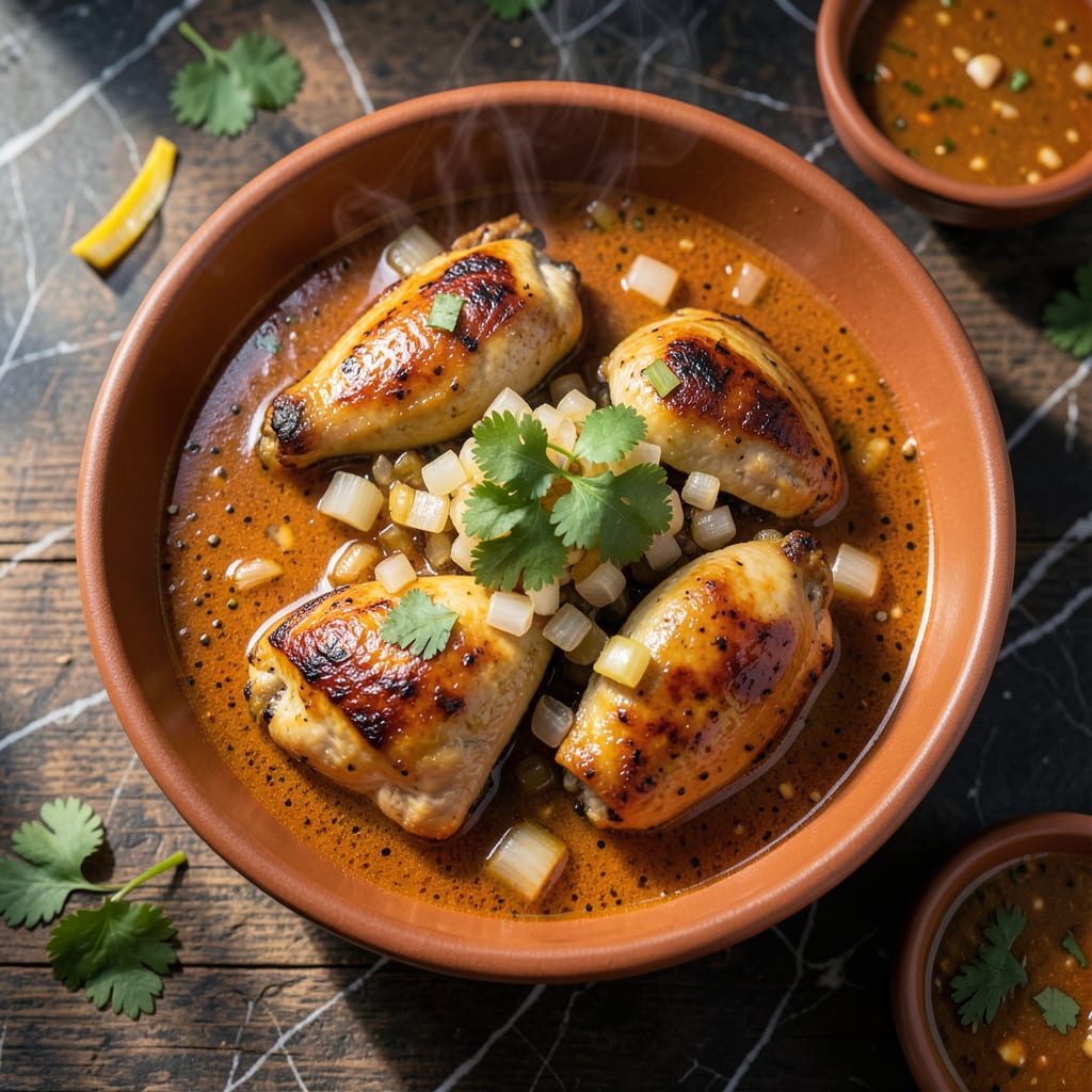 Visual representation of chicken balti curry recipe easy
