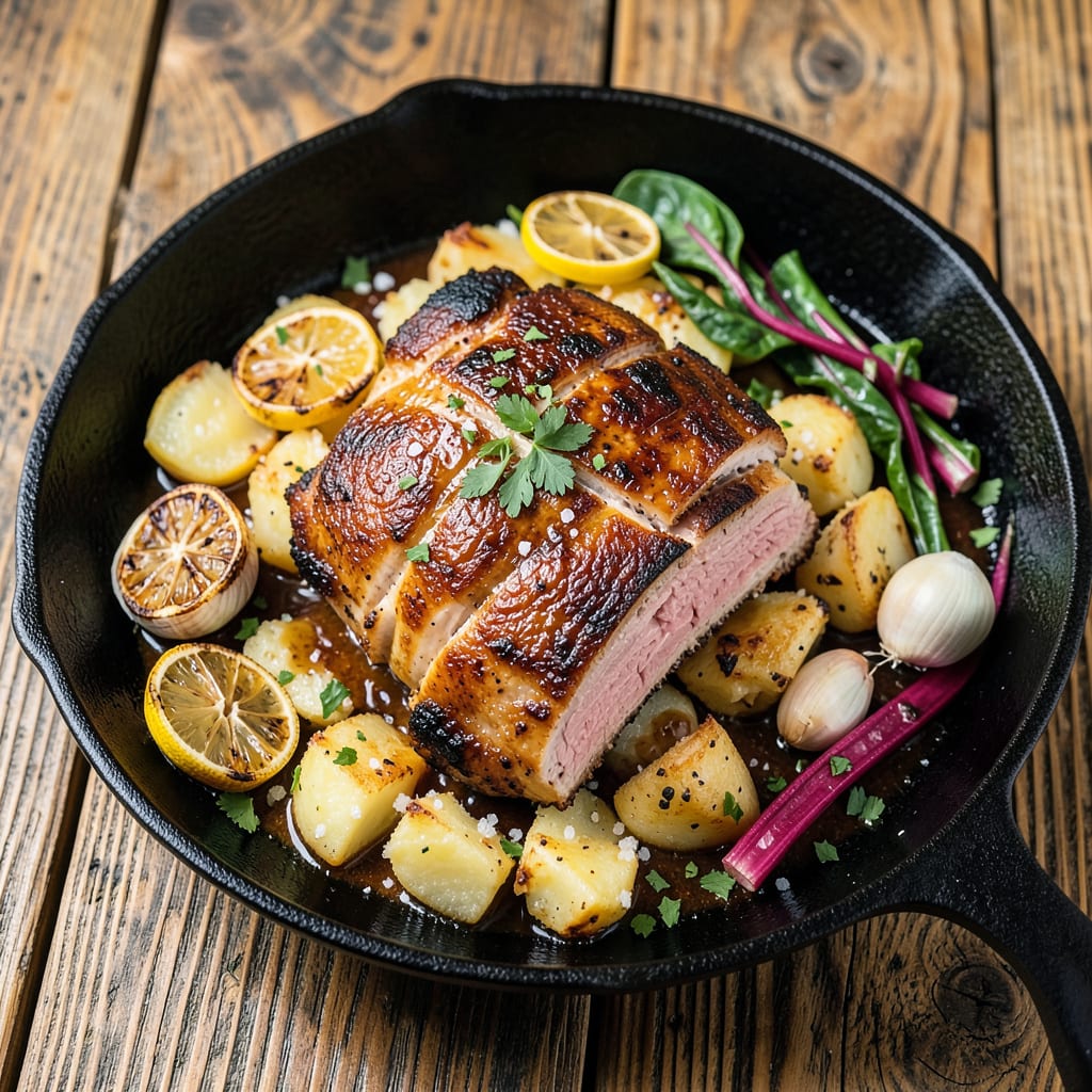 Chicken Brisket: Slow Cooked Method for Fall Off the Bone Tenderness example with annotations