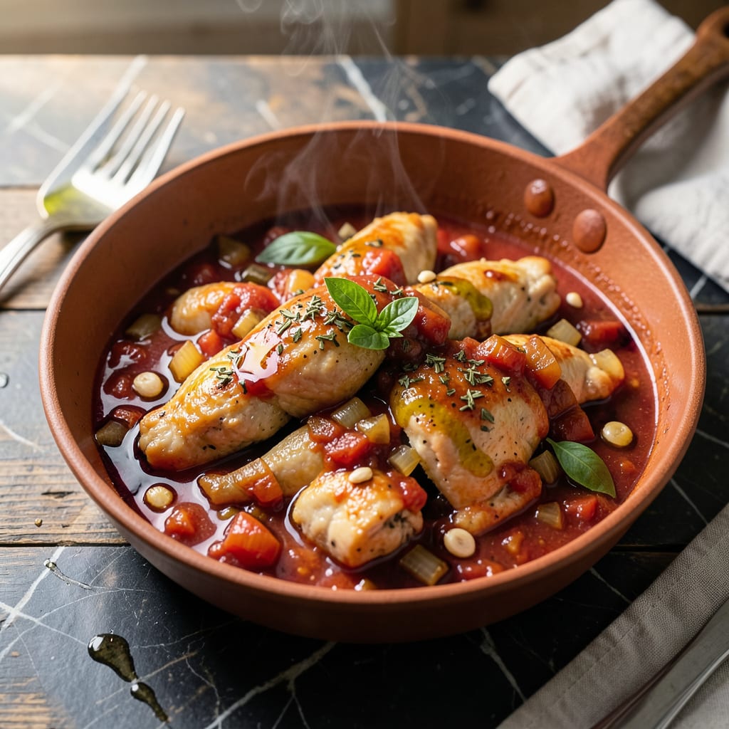 Chicken Cacciatore Sauce Recipe: Rustic Tomato and Herb Simmer