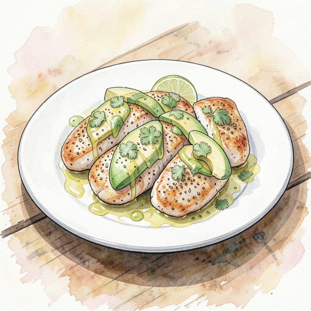 Complete chicken california recipe overview image
