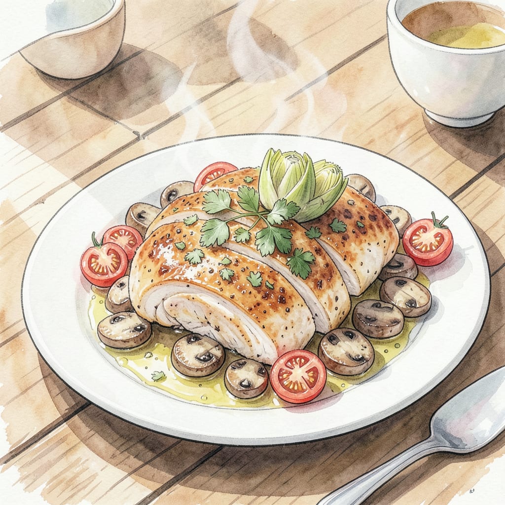 Chicken Capricciosa Recipe: Hearty Italian Feast with Mushrooms