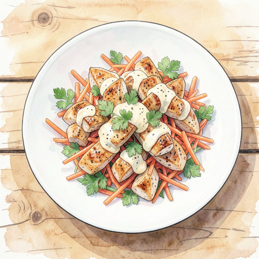 Chicken Carrot Salad Recipe: Crunchy Fresh Delight in Minutes