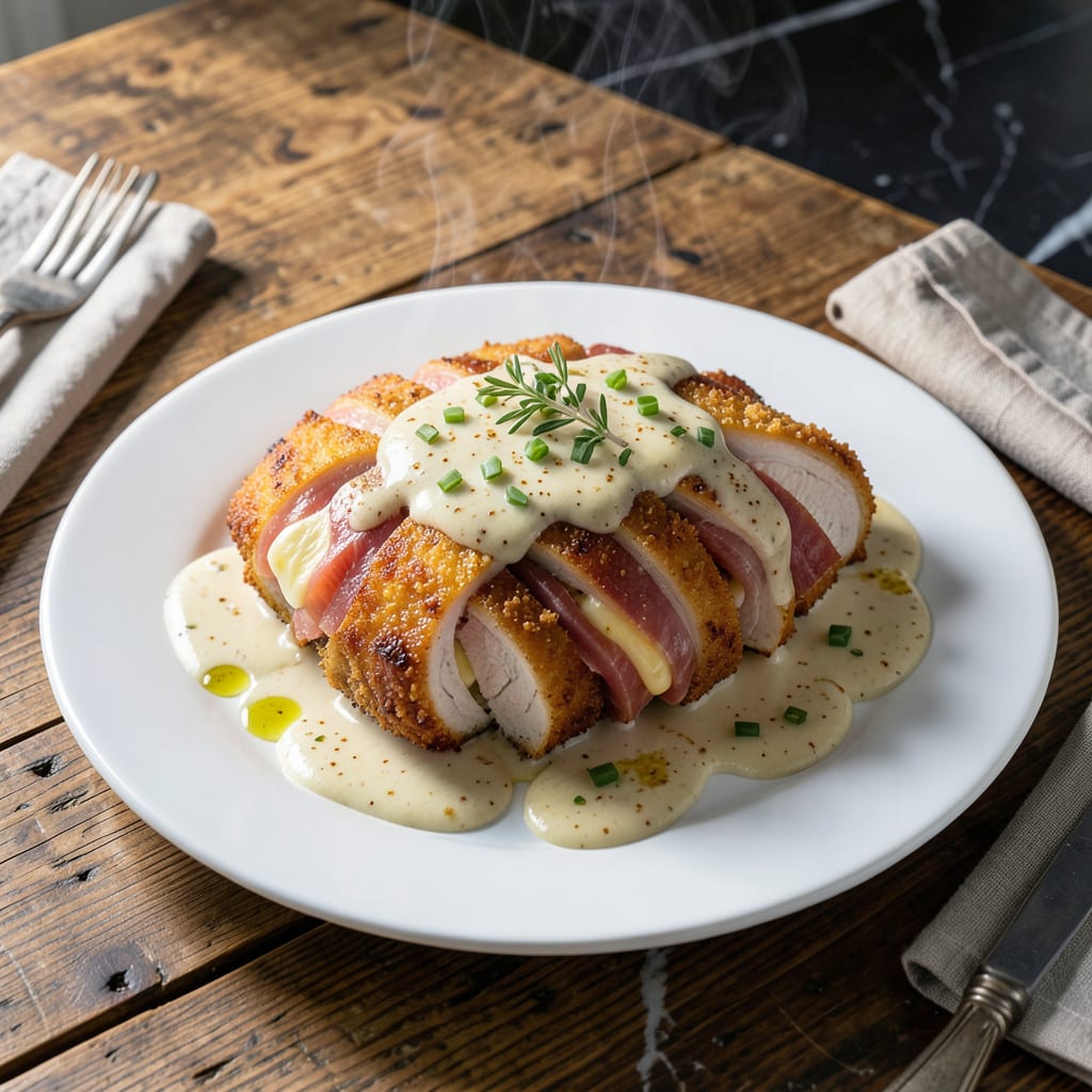 Chicken Cordon Bleu Sauce Recipe White Wine: Silky Dijon Mustard Emulsion