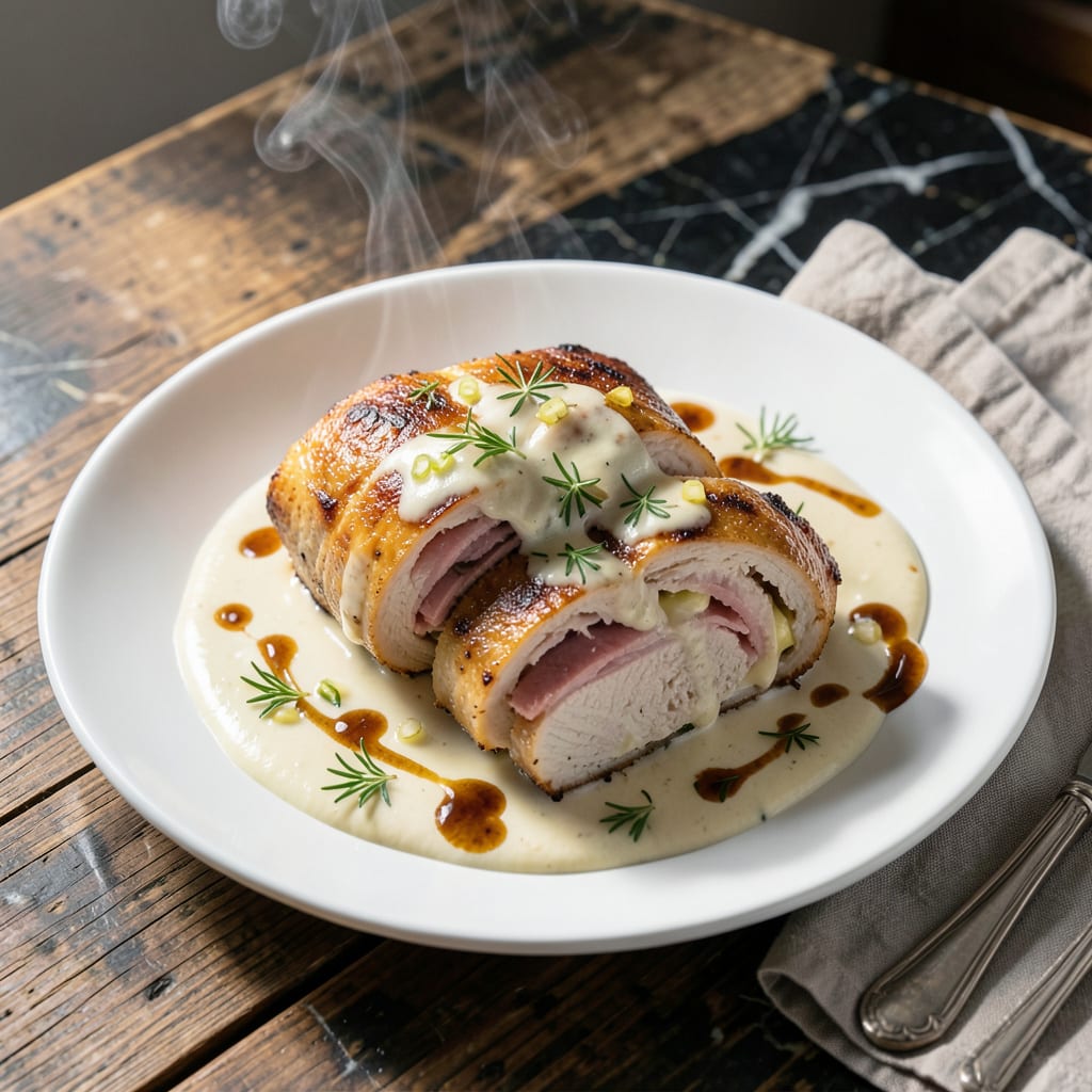 Chicken Cordon Bleu Sauce Recipe: Creamy Dijon and Gruyère Infusion