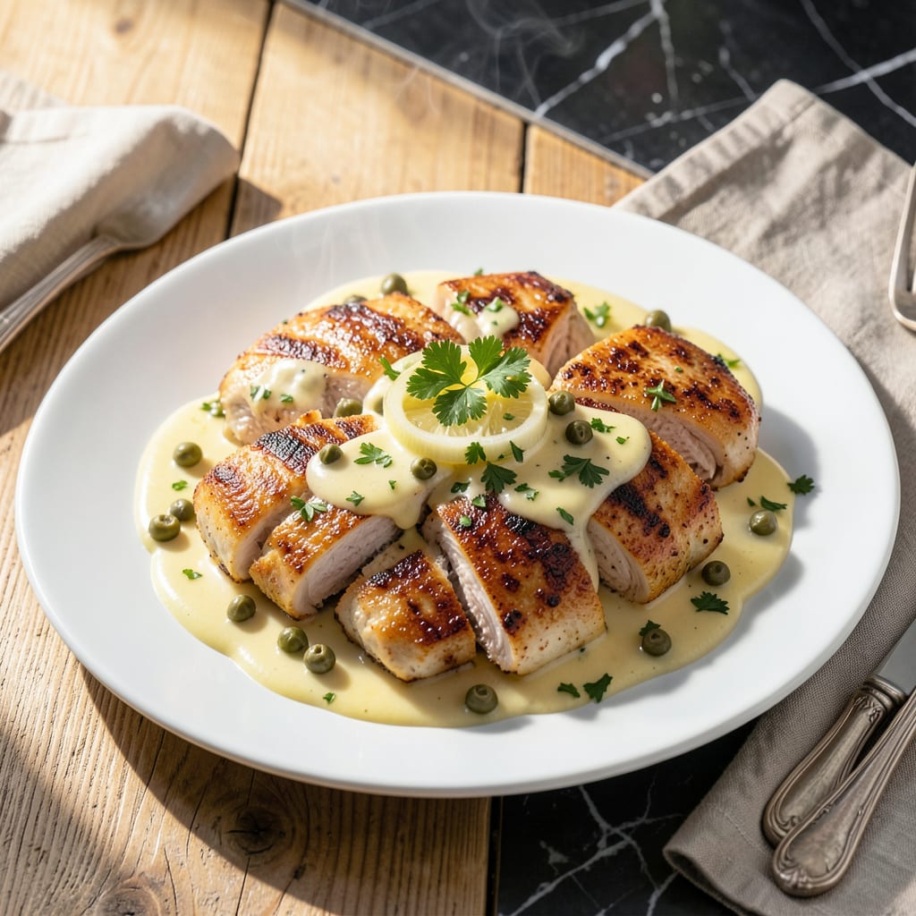 Chicken Costoletta Sauce Recipe: Lemon-Caper Pan Sauce for Crispy Cutlets