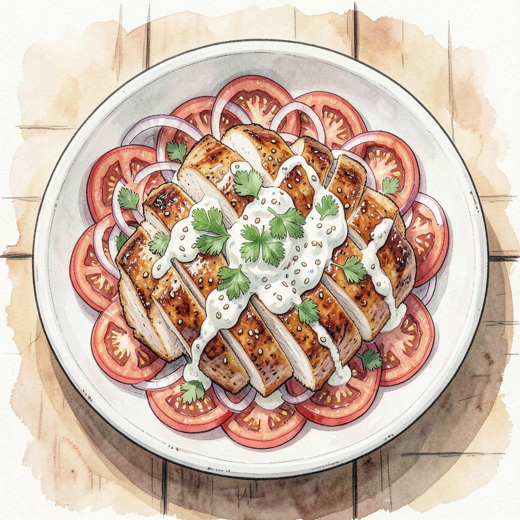 Visual representation of Chicken Doner Recipe: Juicy Turkish Style Street Food at Home