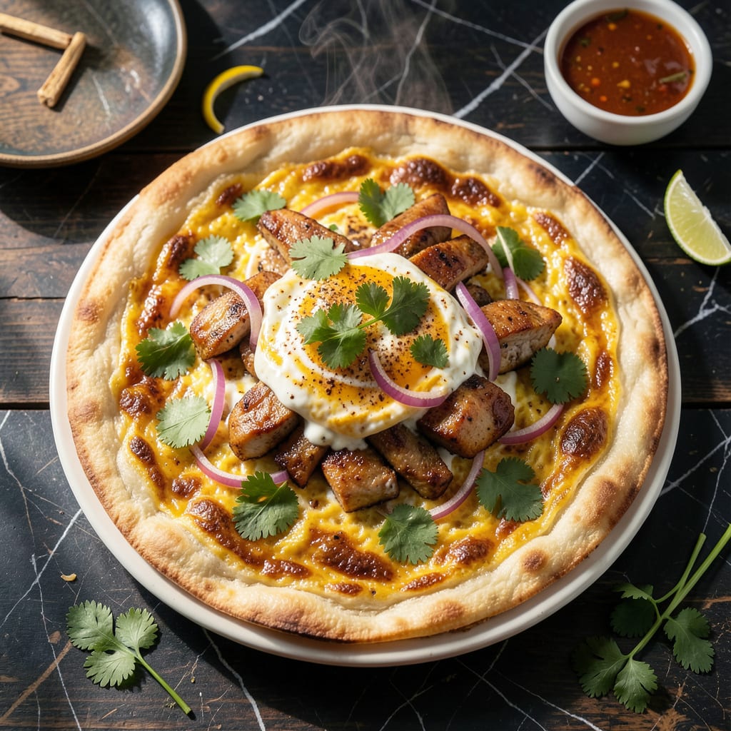chicken egg kathi roll recipe example with annotations