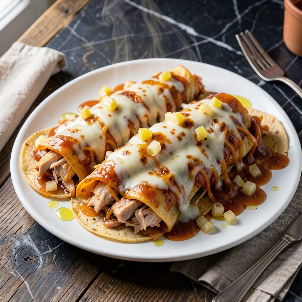 Comprehensive chicken enchilada recipe with pace picante sauce visual reference