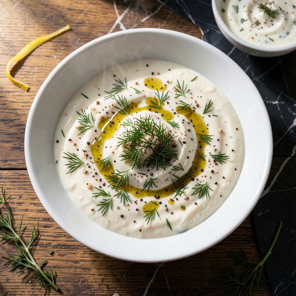 Chicken Envueltos Sauce Recipe: Creamy Dill and Garlic Blend