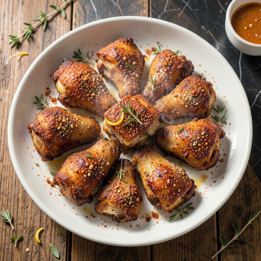 Complete chicken fry roast recipe overview image