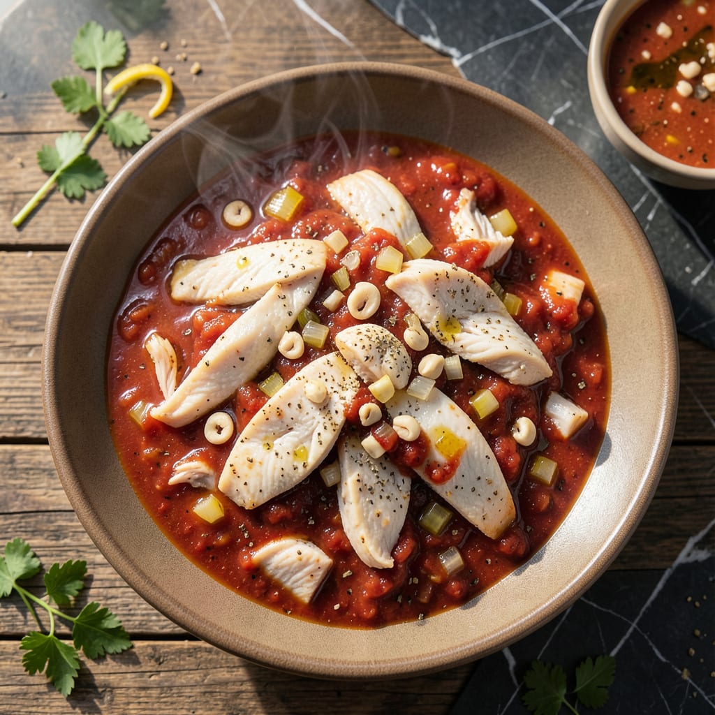 chicken garlic pizza sauce recipe detailed visual guide