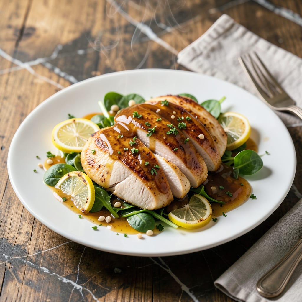 Comprehensive chicken honey lemon sauce recipe visual reference