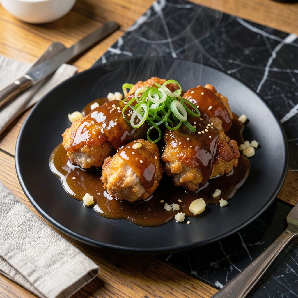 Comprehensive chicken karaage sauce recipe visual reference