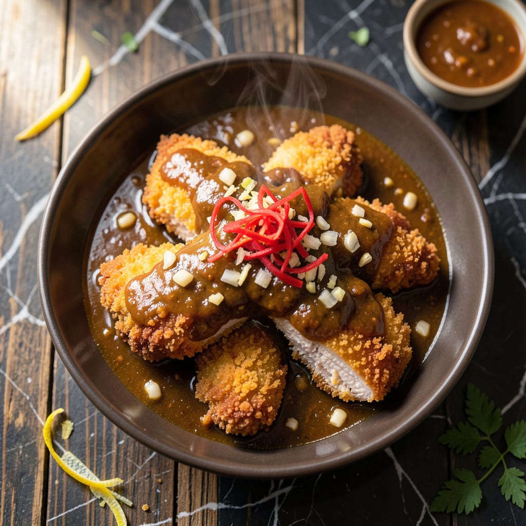 Complete chicken katsu curry sauce recipe overview image