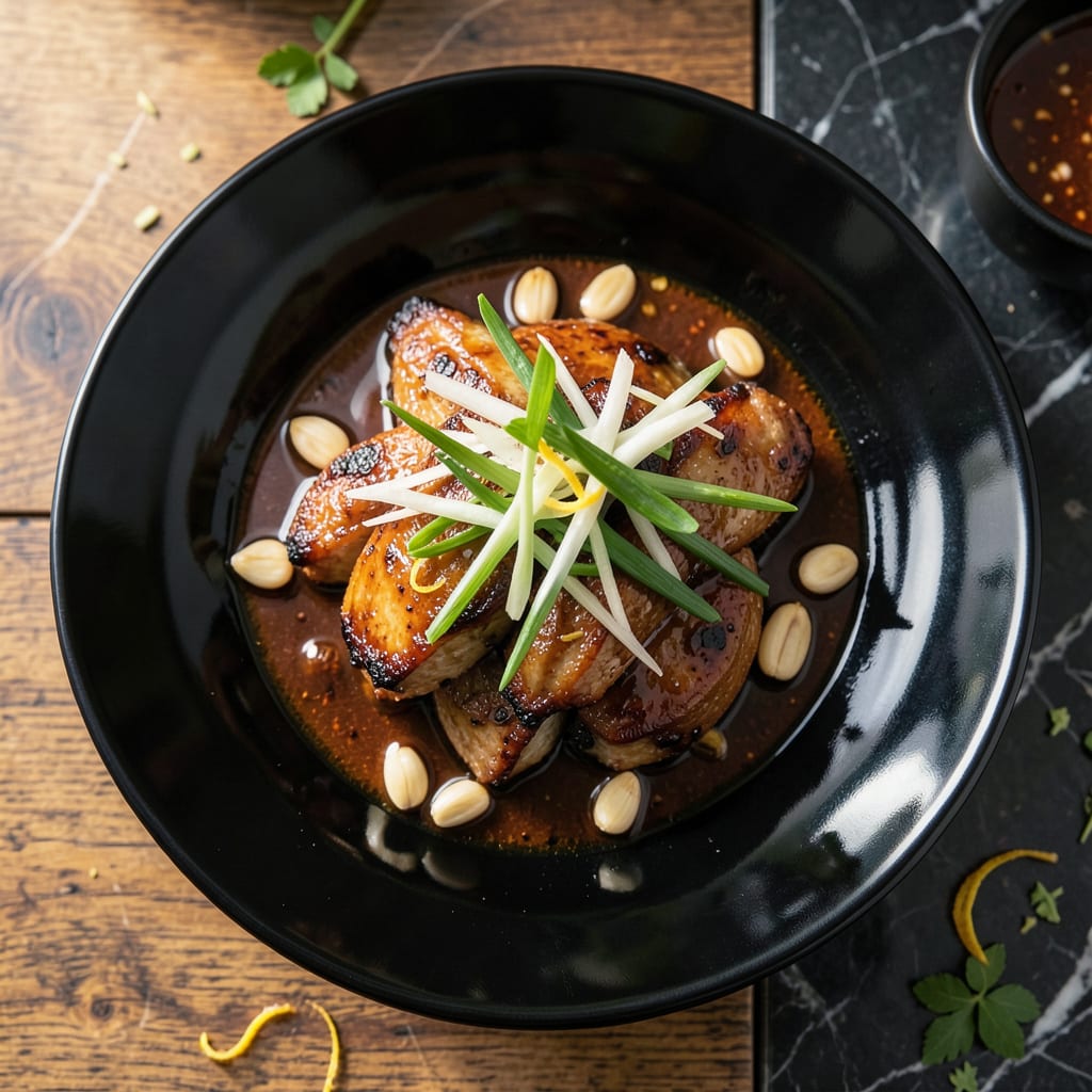 chicken liver soy sauce recipe example with annotations